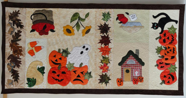 Fall/Halloween Bed Runner